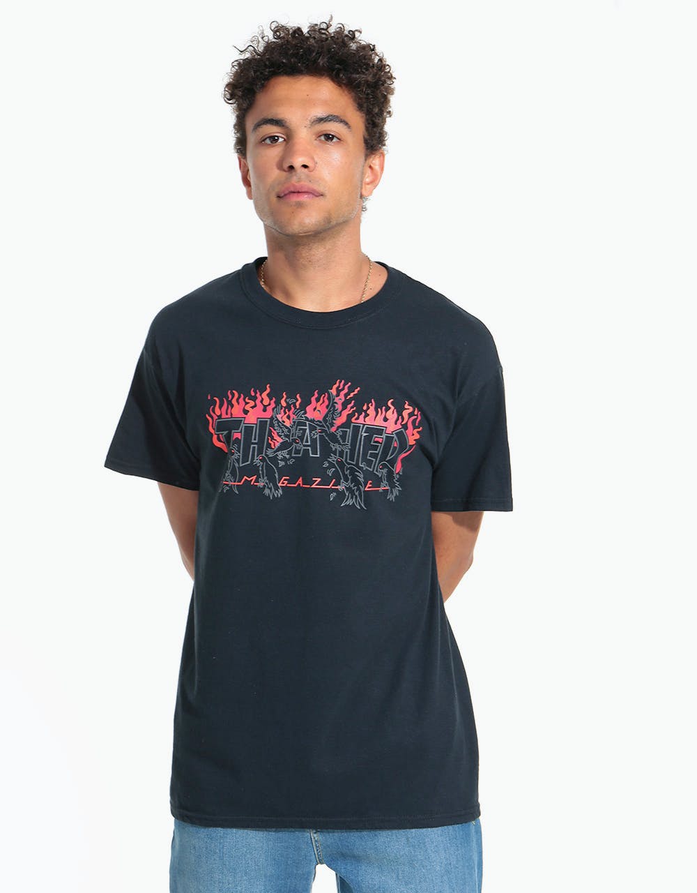 Thrasher Crows T-Shirt - Black – Route One