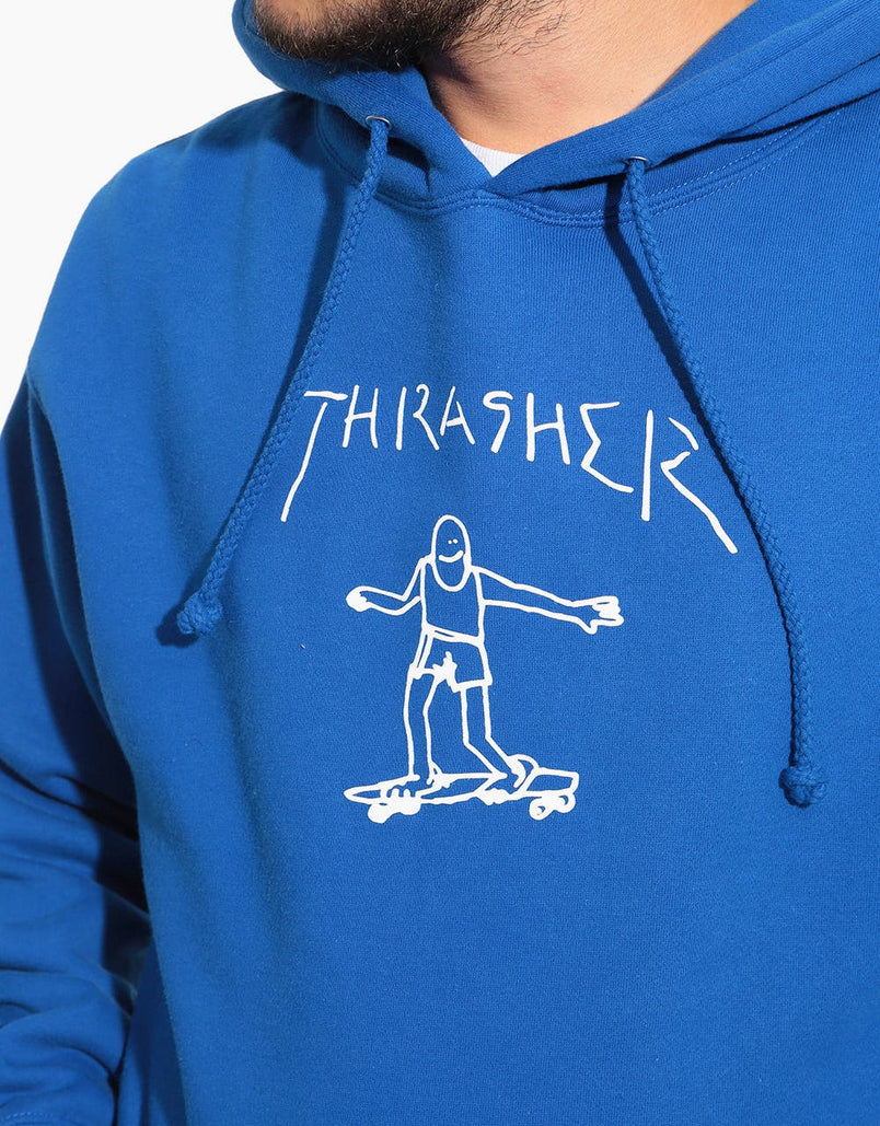 Thrasher Gonz Pullover Hoodie - Royal Blue – Route One