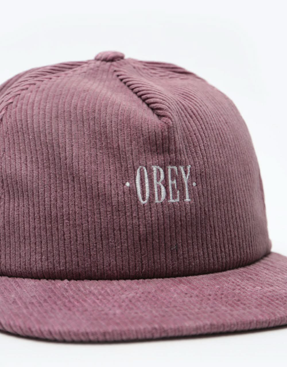 Obey Posted Snapback Cap - Dusty Rose