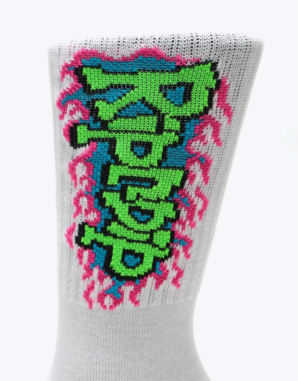 RIPNDIP Flaming Hot Socks - White