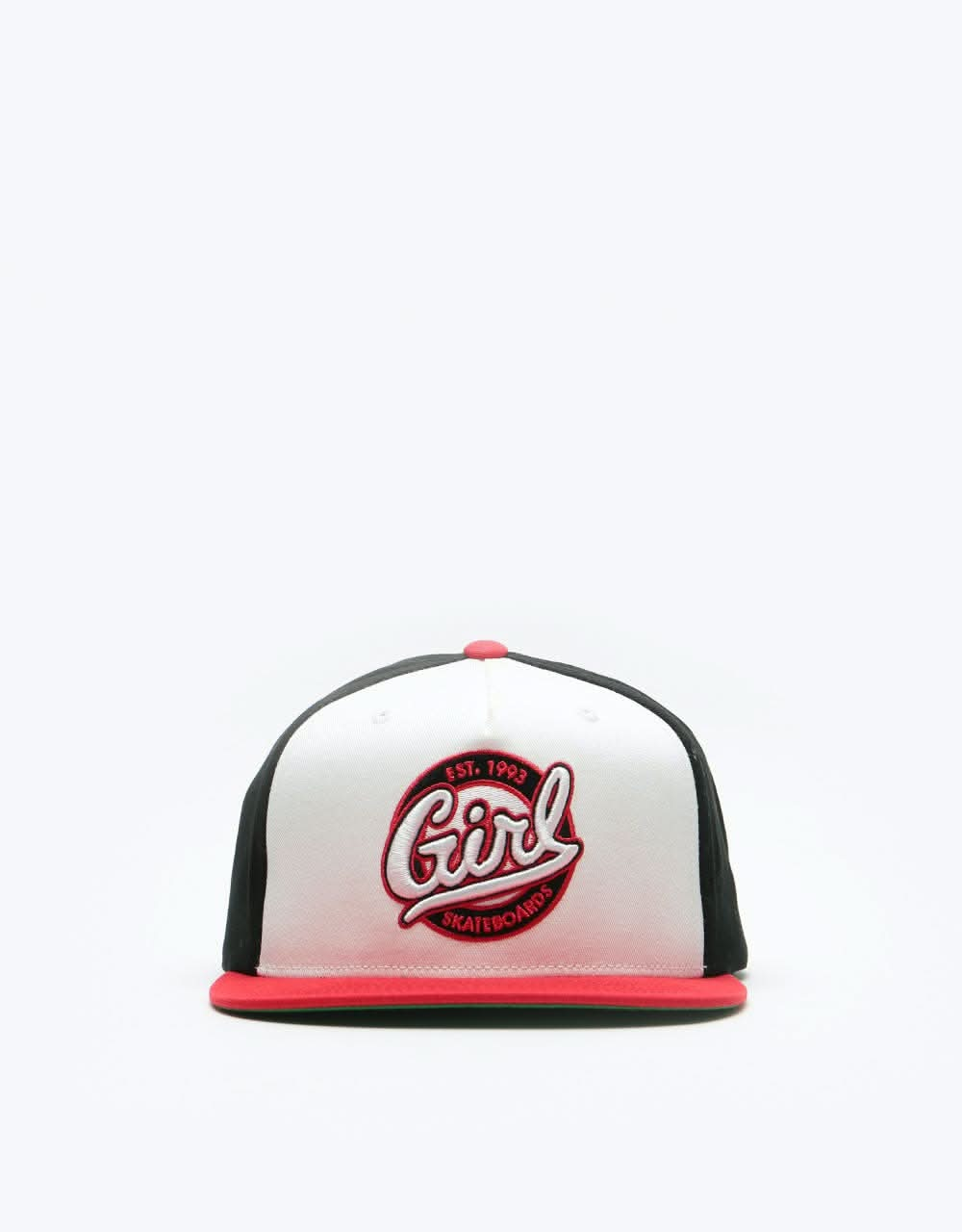 Girl Script Snapback - Black/Red