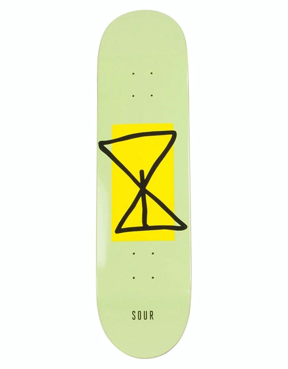 Sour Sourglass Skateboard Deck - 8.25"