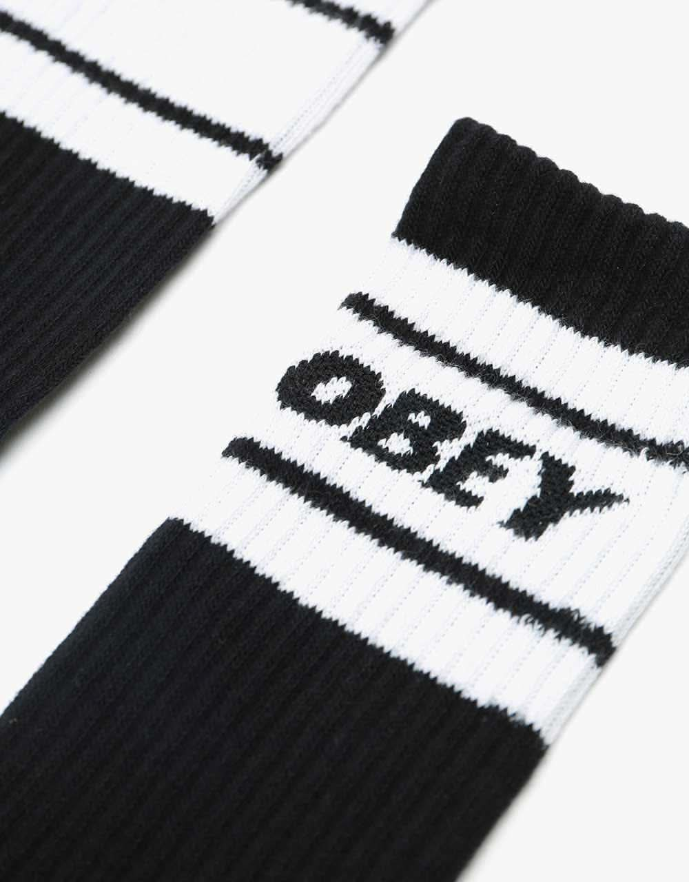 Obey Cooper II Socks - Black/White