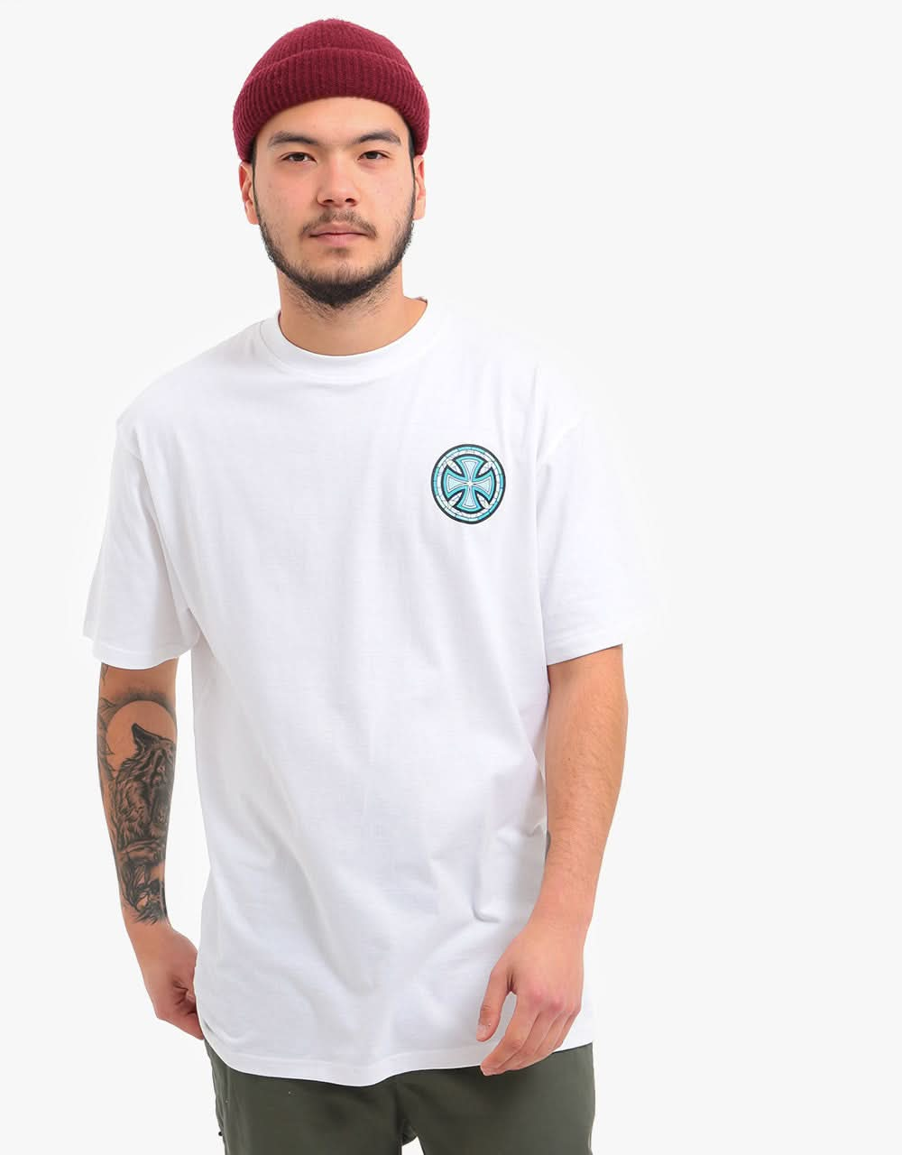 Independent Stained Glass T-Shirt - White