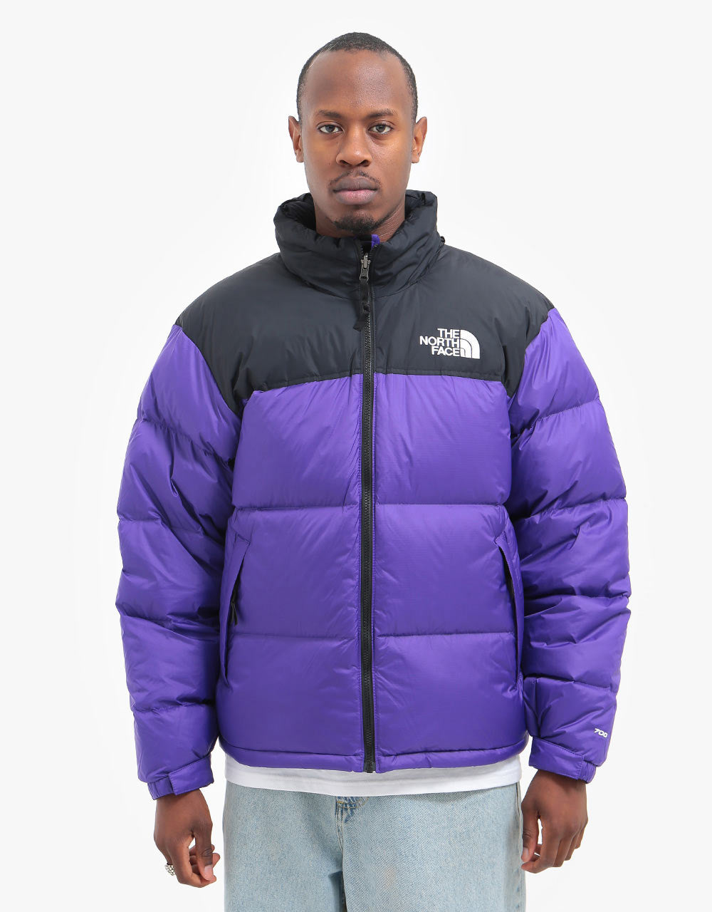 Purple north face sale windbreaker