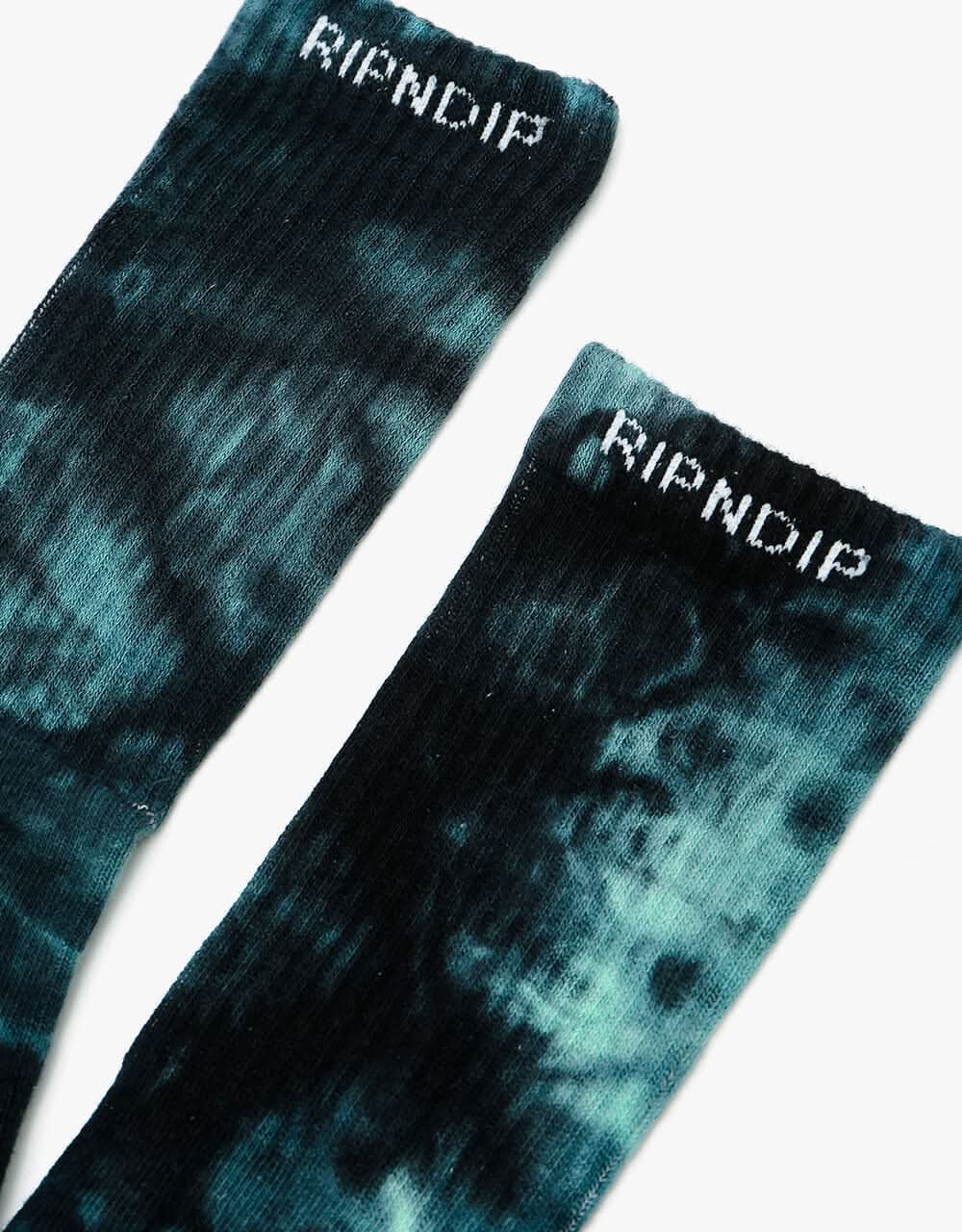 RIPNDIP Lord Nermal Socks - Green Tie Dye