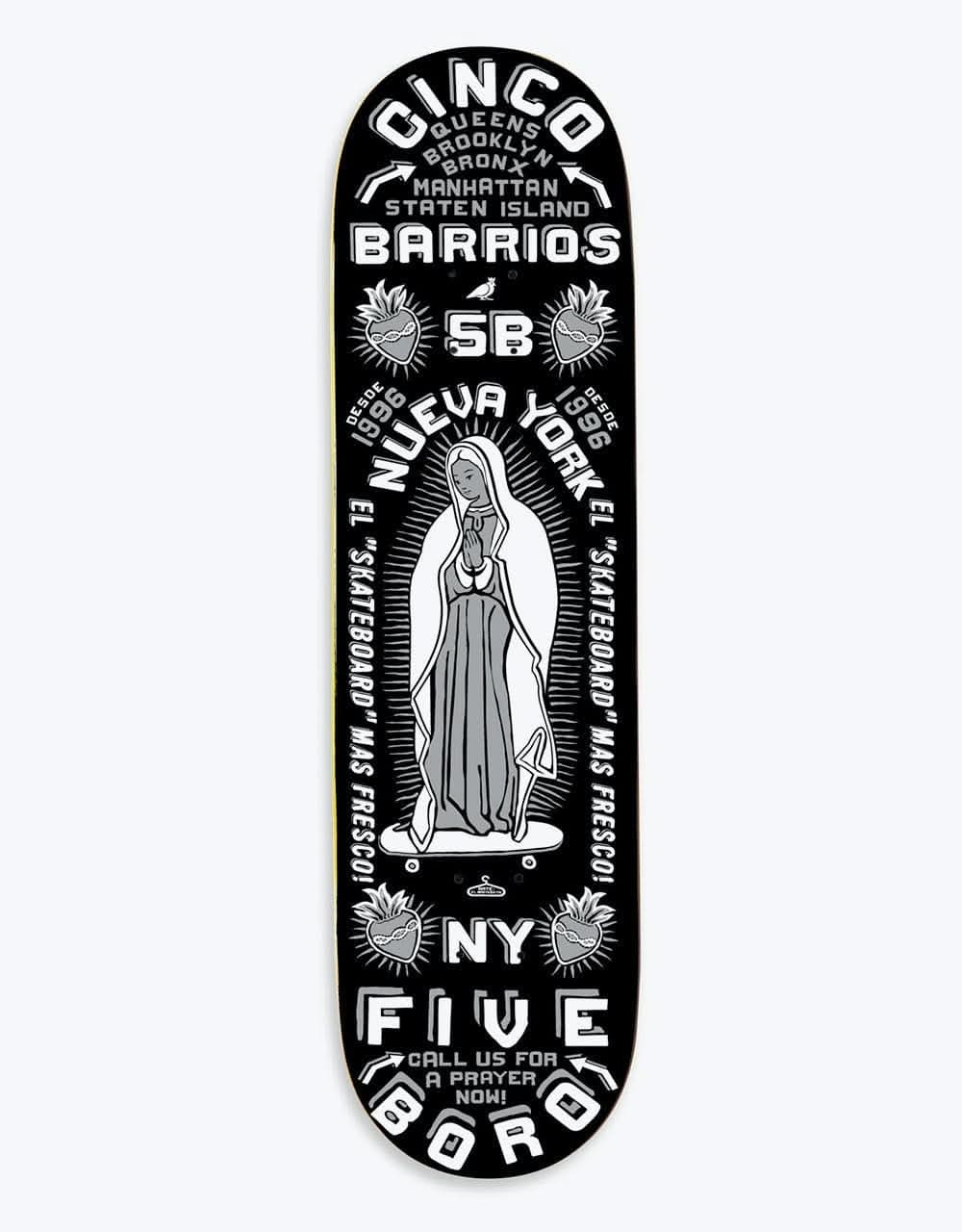 5Boro Cinco Barrios Skateboard Deck - 8.25"