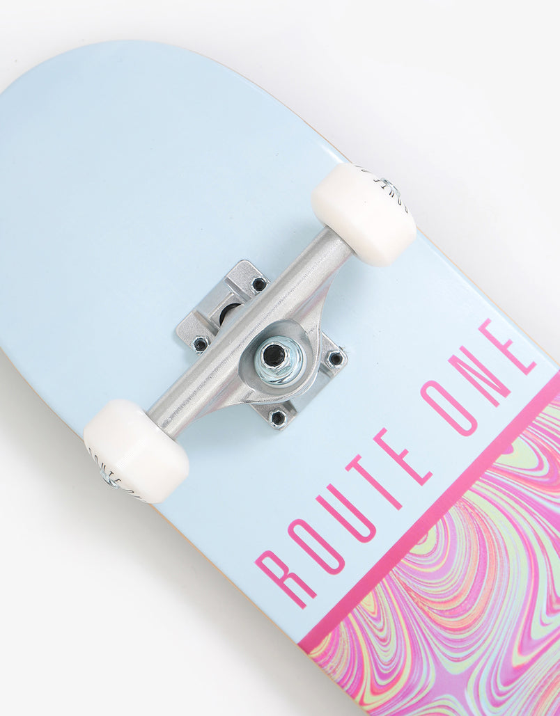 Route One Paint Swirl Complete Skateboard - 7.75"