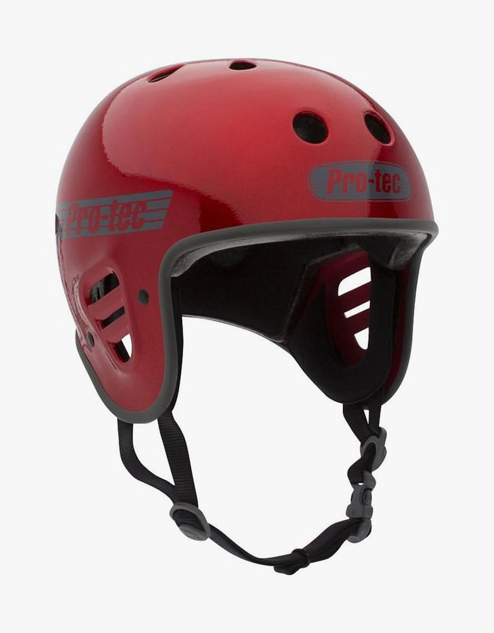 Pro Tec Full Cut Helmet - Red Metal Flake