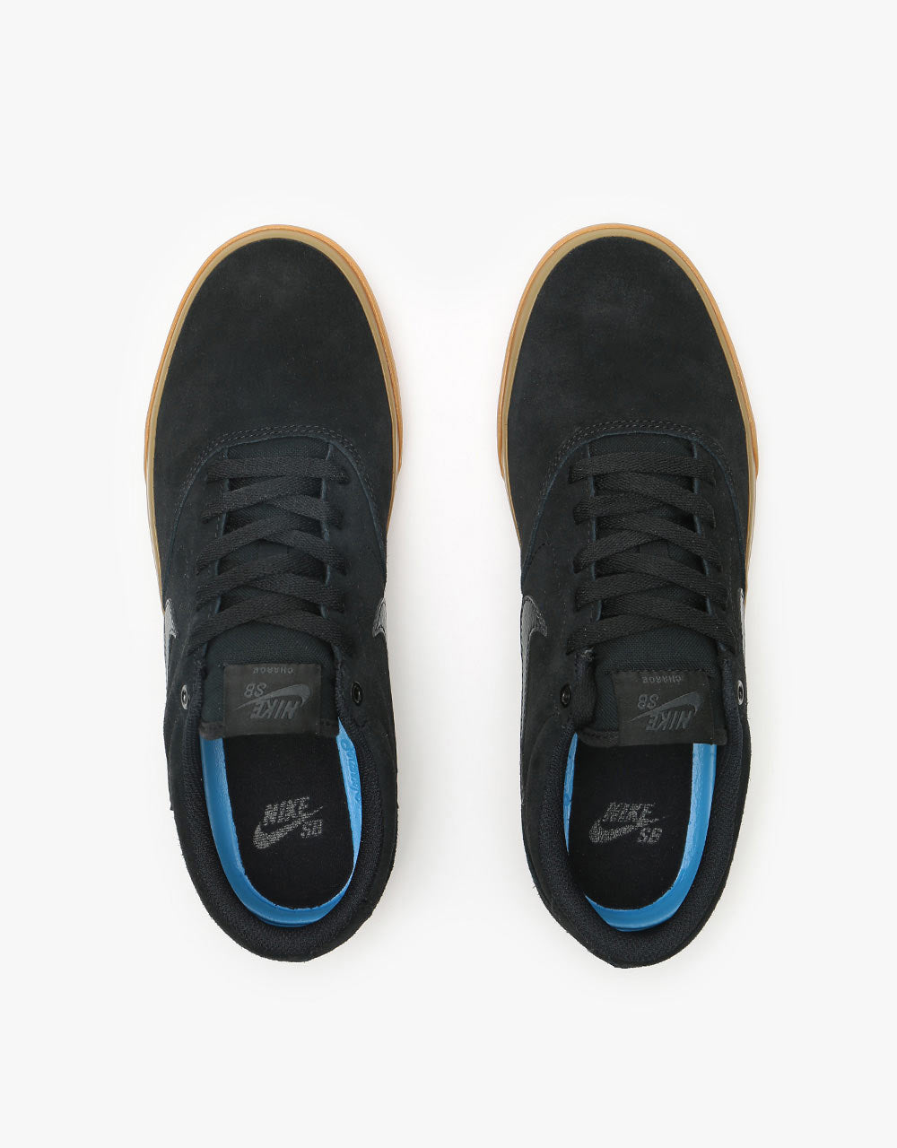 Nike SB Charge Suede Skate Shoes - Black/Anthracite-Black-Gum Light Br –  Route One