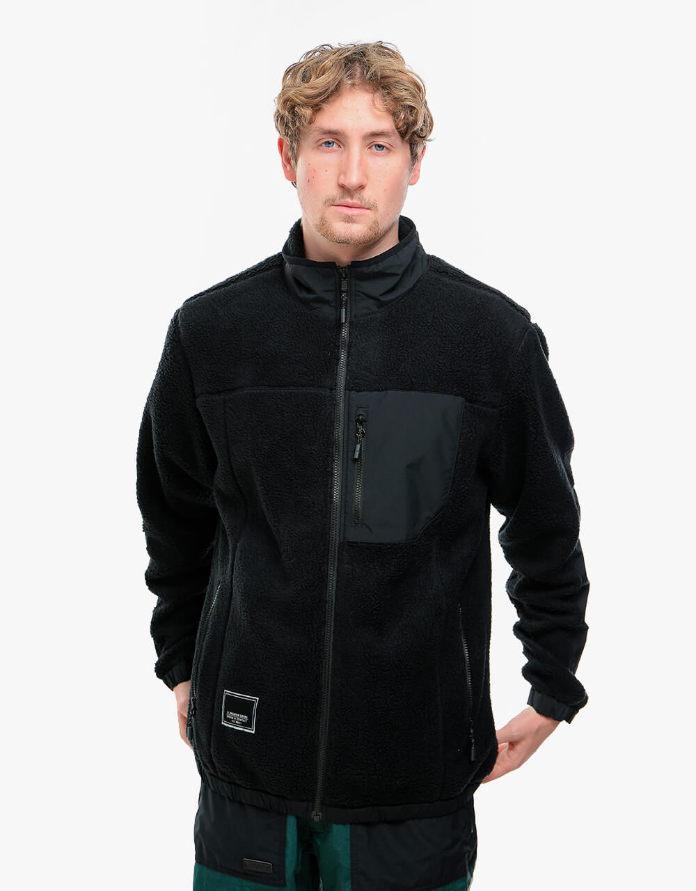 L1 Onyx Fleece Jacket - Black – Route One