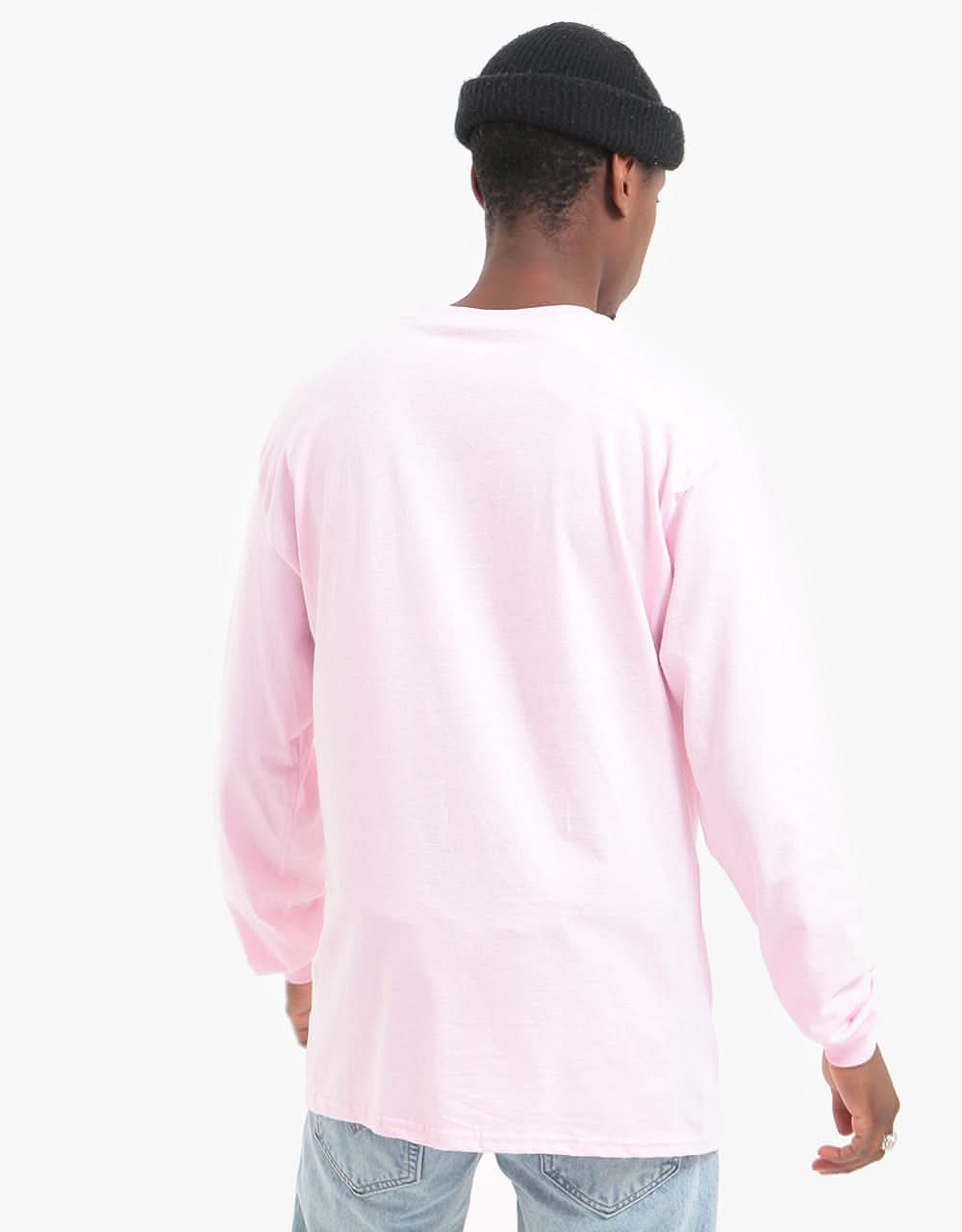 Route One Love Will Tear Us Apart Long Sleeve T-Shirt - Light Pink