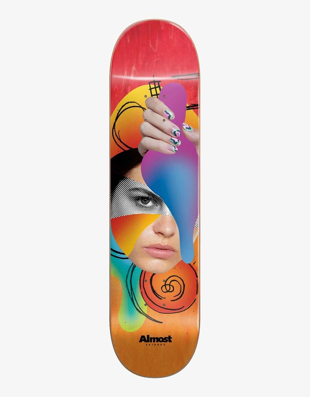 Almost Face Collage R7 Skateboard Deck - 8.5"