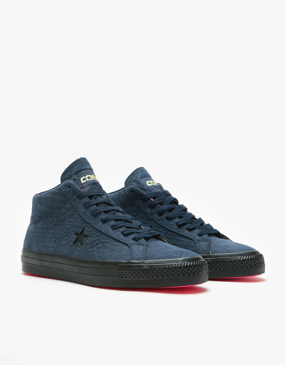 Converse One Star Pro Mid Skate Shoes - Obsidian/Hyper Pink/Black – Route  One