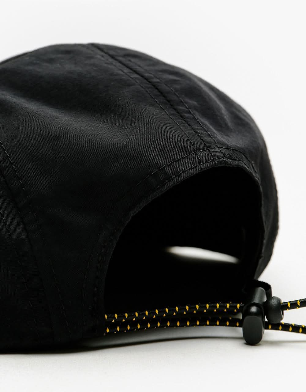 Butter Goods Equipment 5 Panel Cap - Black