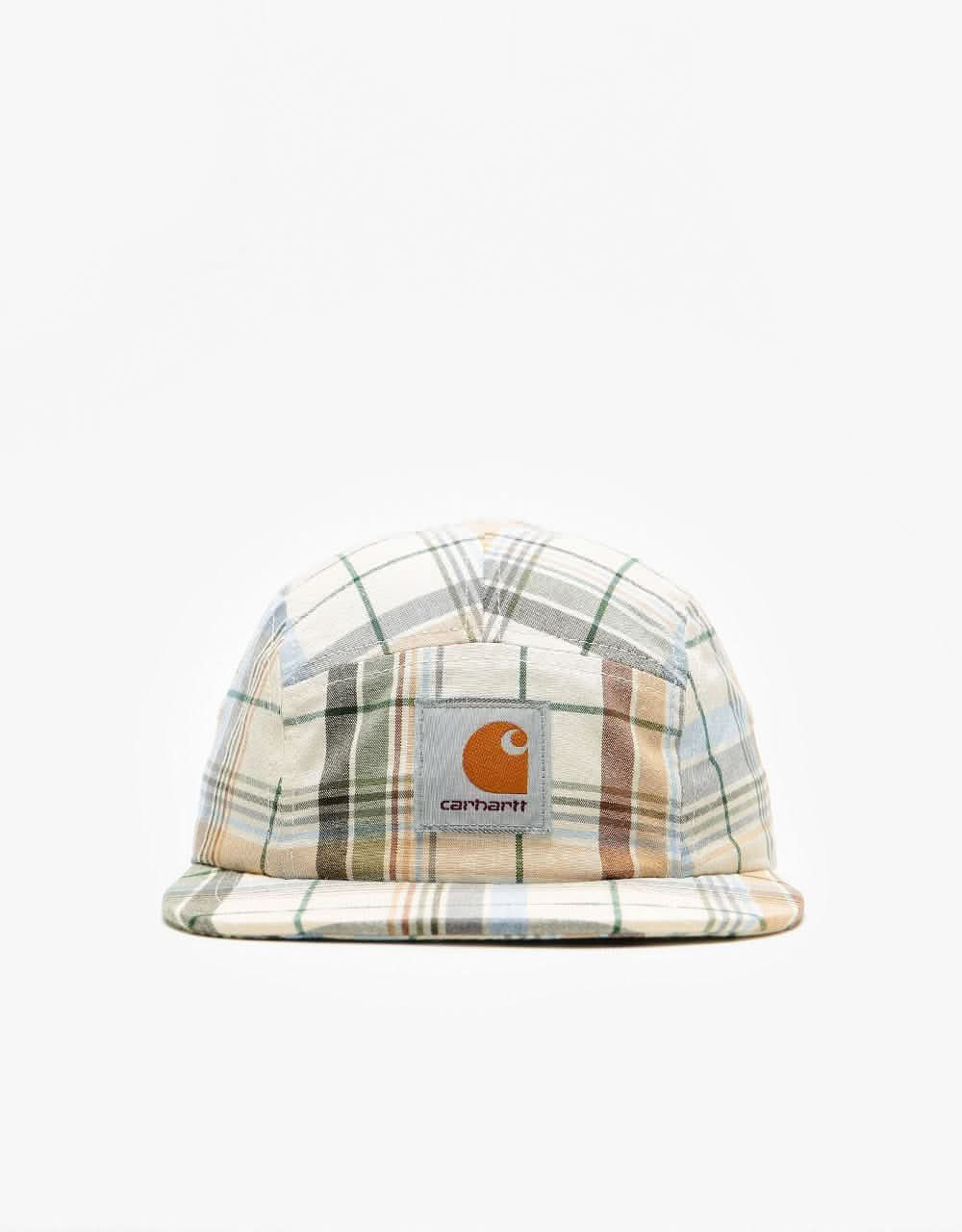 Carhartt WIP Vilay 5 Panel Cap - Vilay Check/Natural