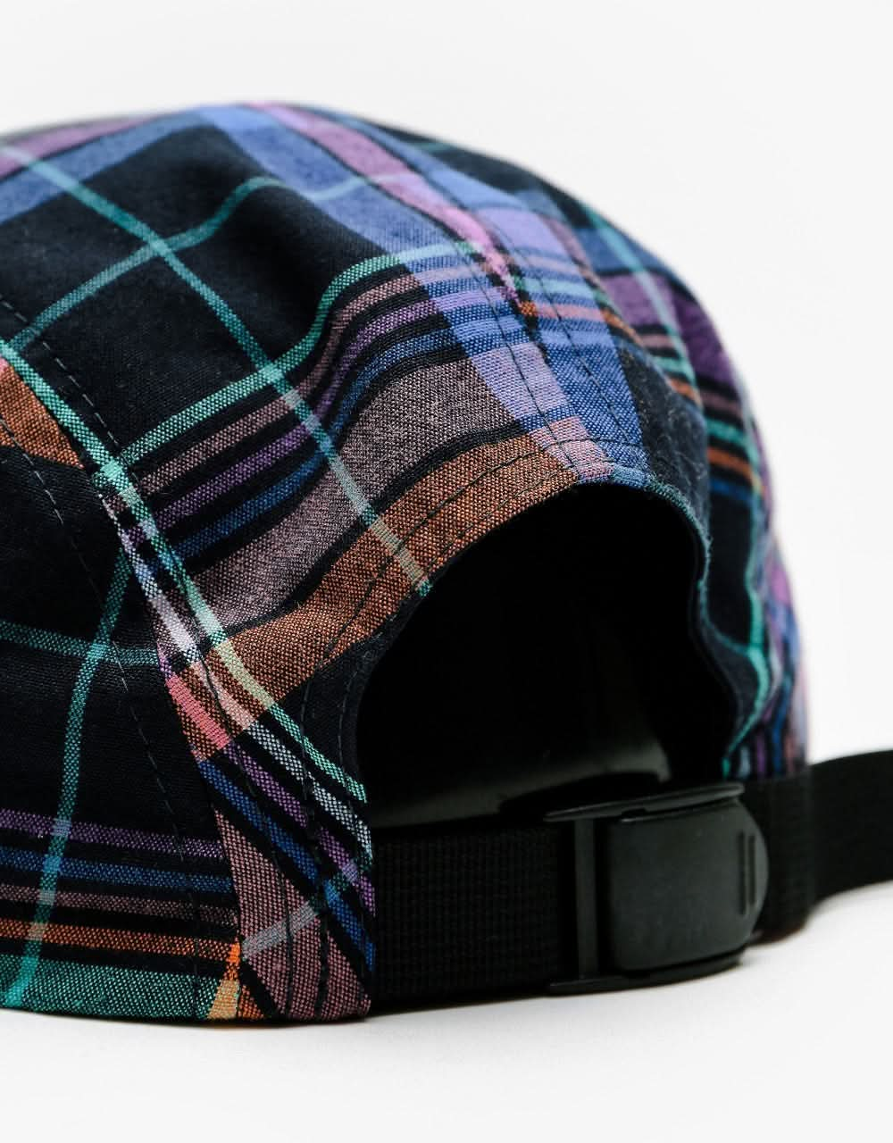 Carhartt WIP Vilay 5 Panel Cap - Vilay Check/Dark Navy