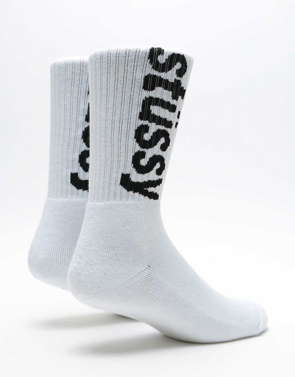 Stüssy Helvetica Jacquard Crew Socks - White – Route One