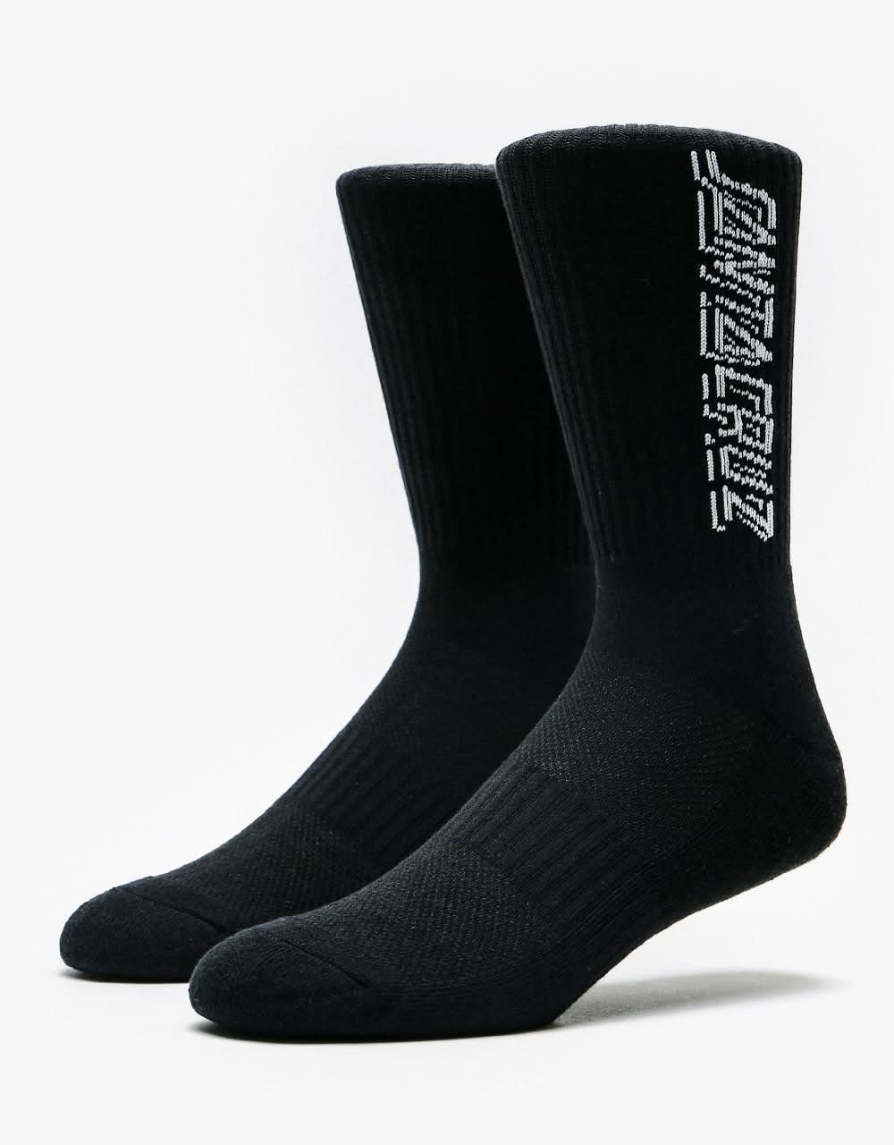 Santa Cruz Contra Strip Socks - Black