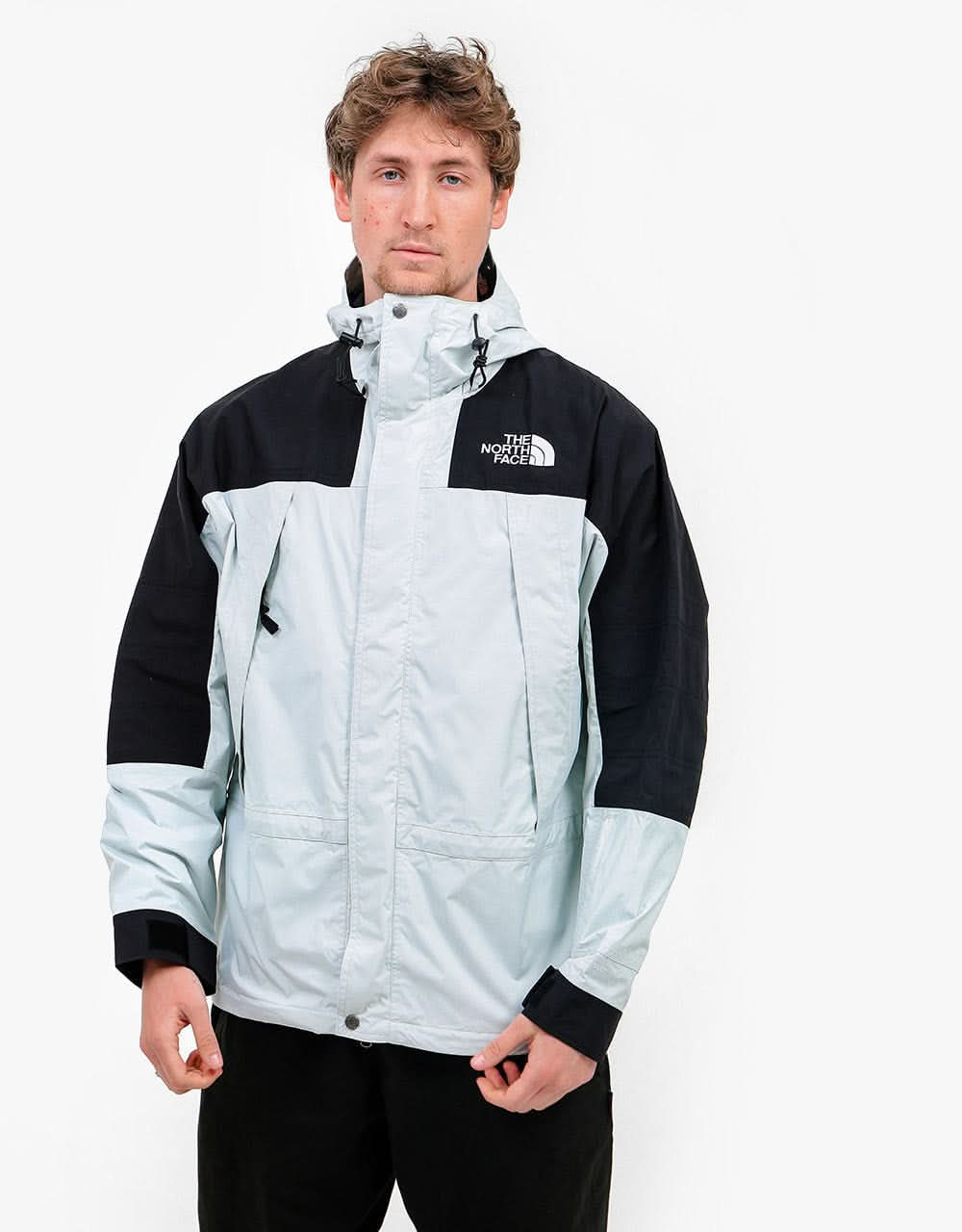 North face tin deals grey jacket