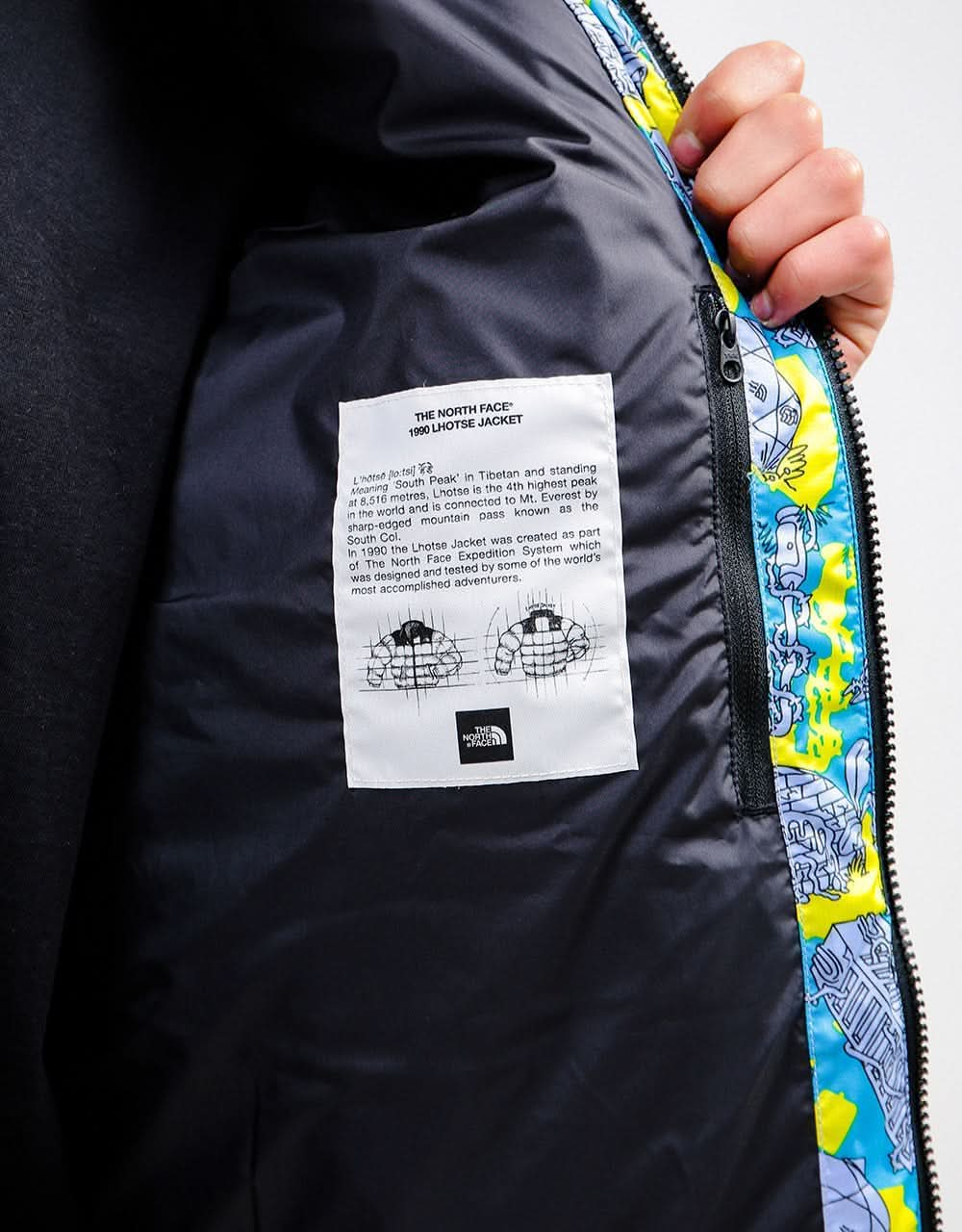 The North Face Lhotse Jacket - Sweet Lavender Urban By Nature Print