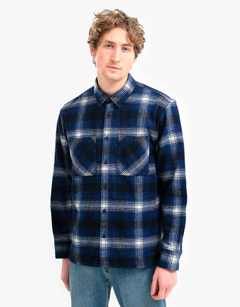 Carhartt WIP L/S Nigel Shirt - (Nigel Check) Lapis – Route One