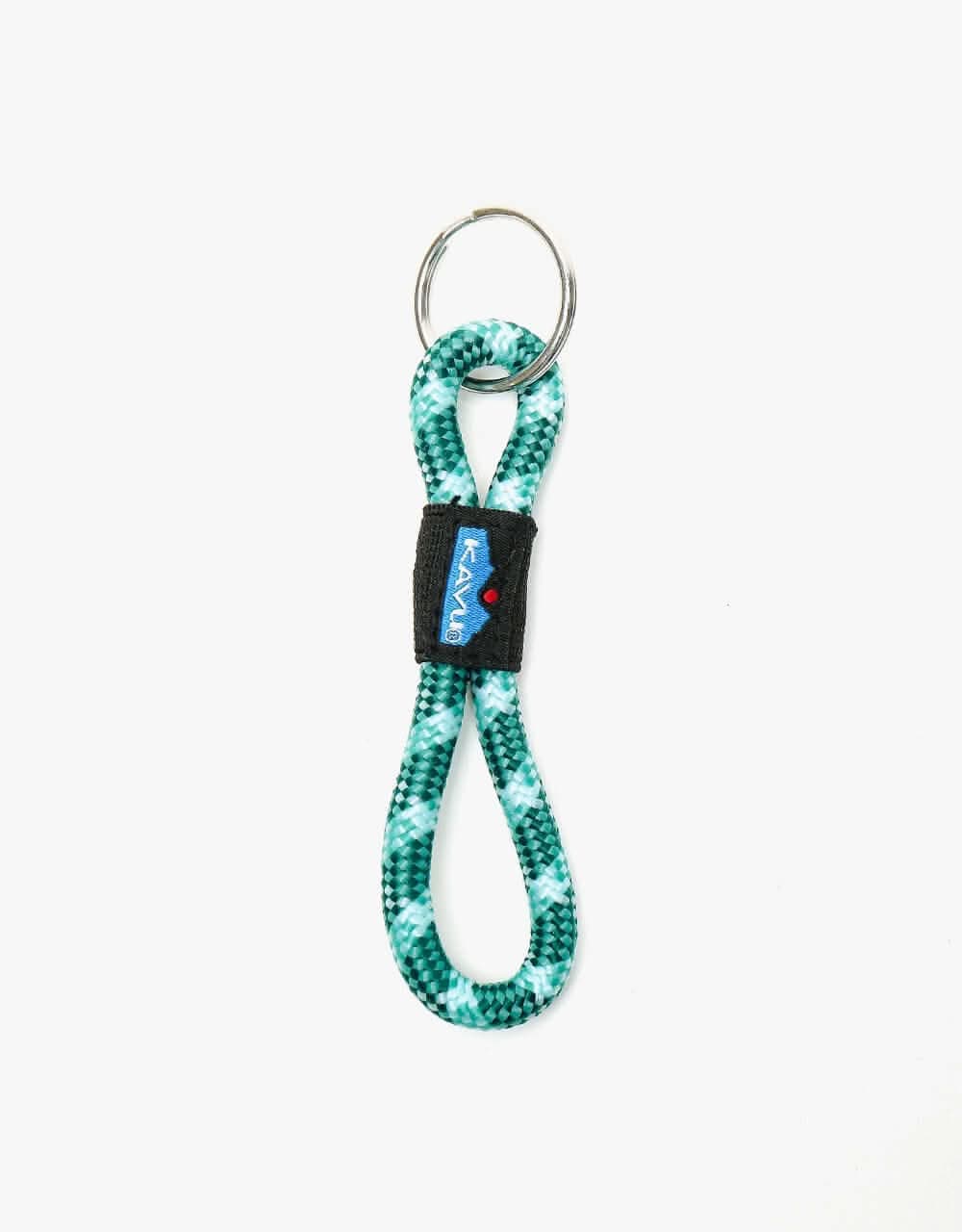 KAVU  Rope Key Chain - Blue Surf