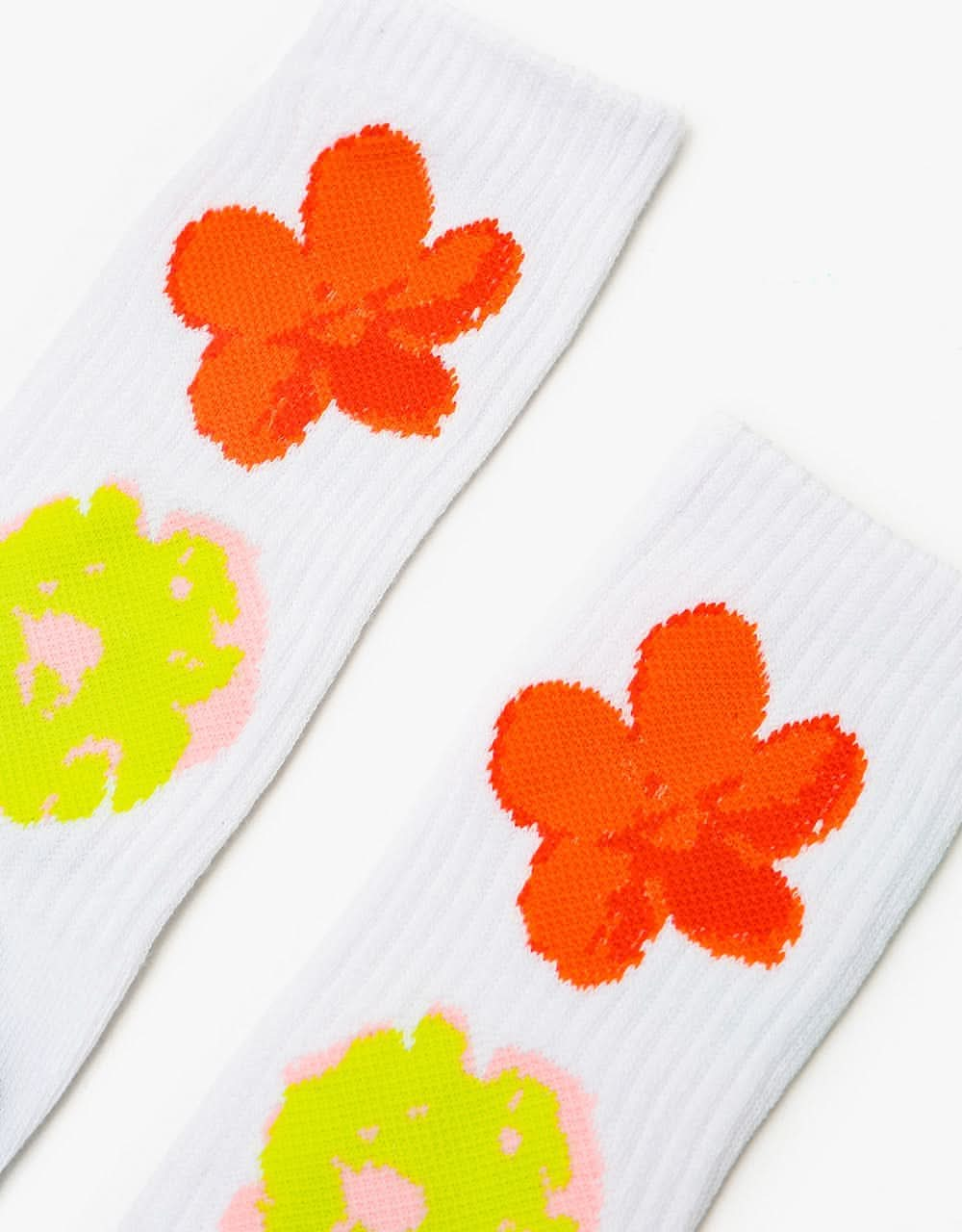 HUF Adored Socks - White