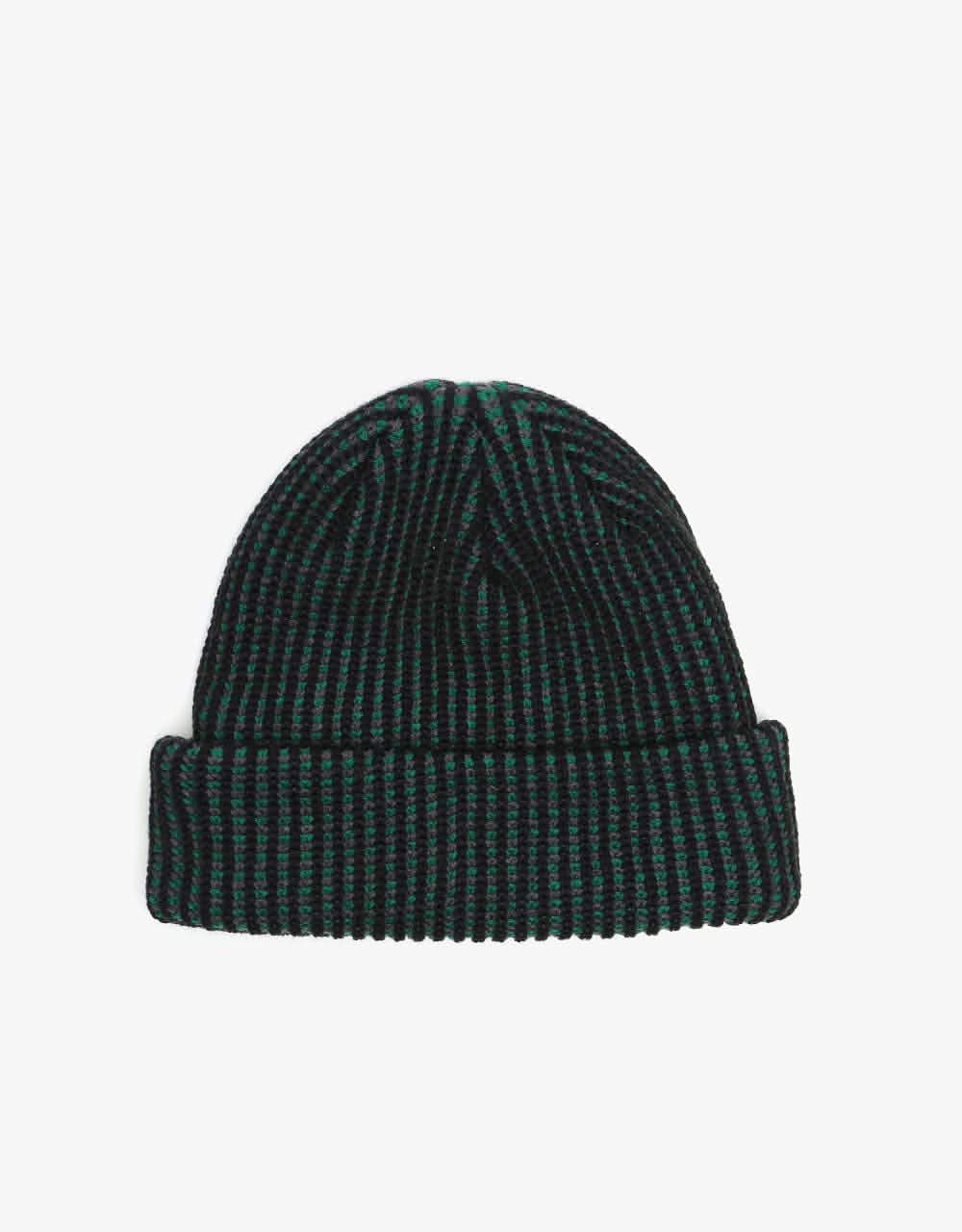 Quasi Tri-Colour Waffle Beanie - Multi