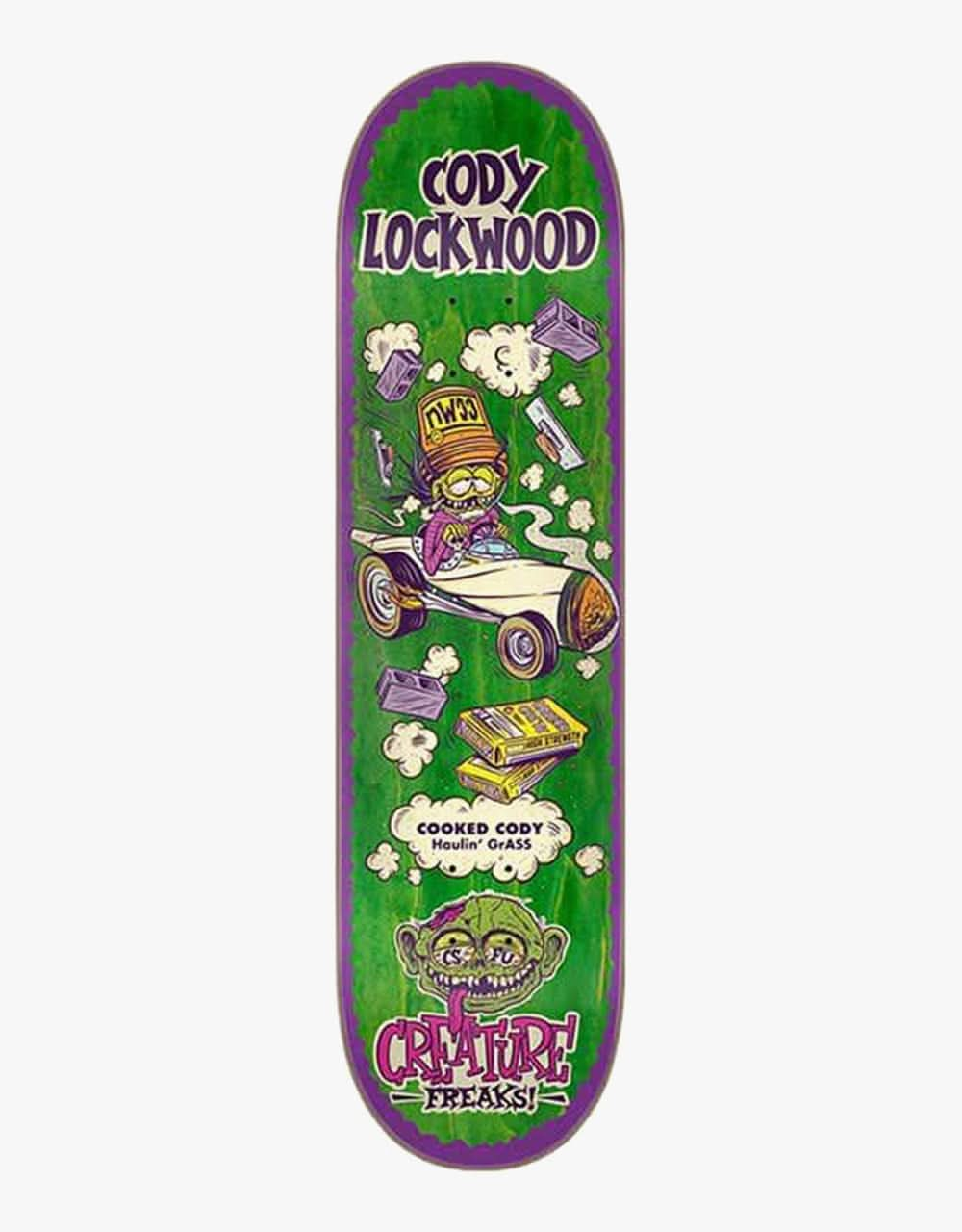 Creature Lockwood Freaks Skateboard Deck - 8.25"