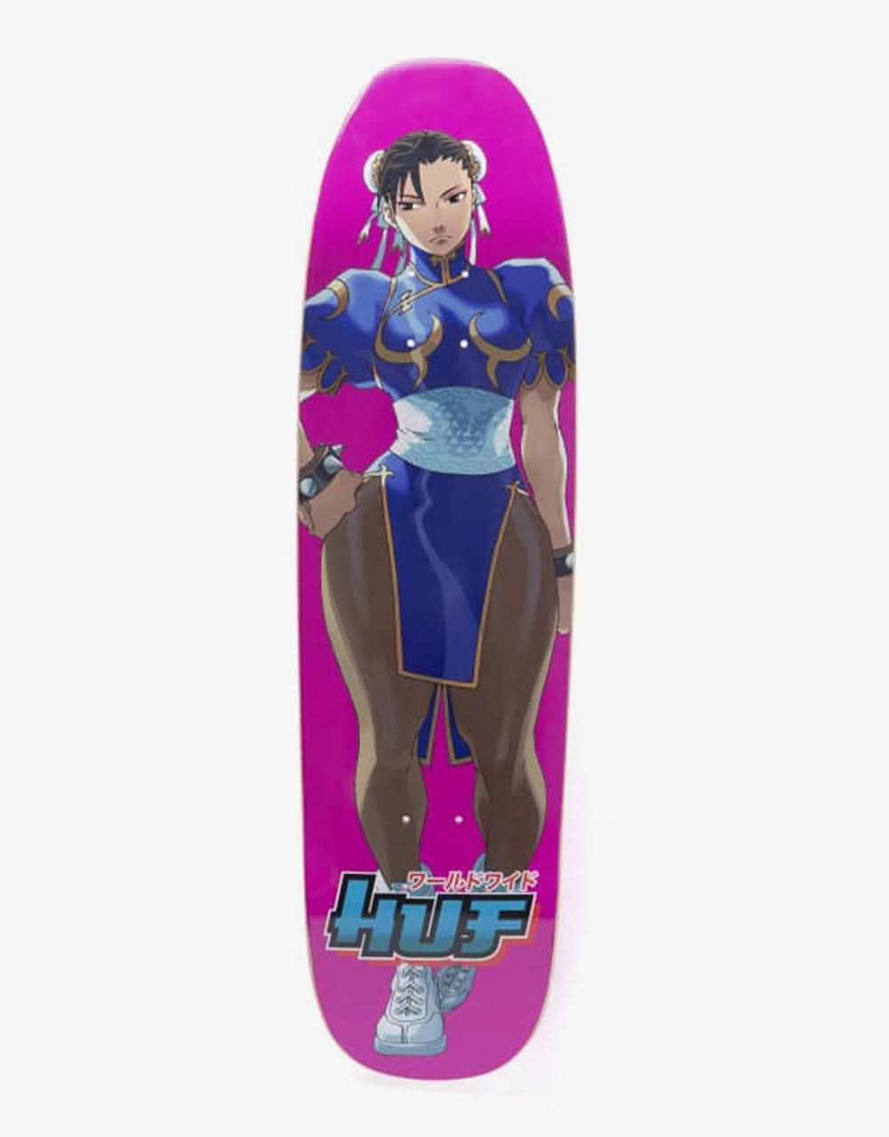 HUF x Street Fighter Chun-Li Cruiser Skateboard Deck - 8.5"