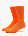 Carhartt WIP Chase Socks - Safety Orange/Gold