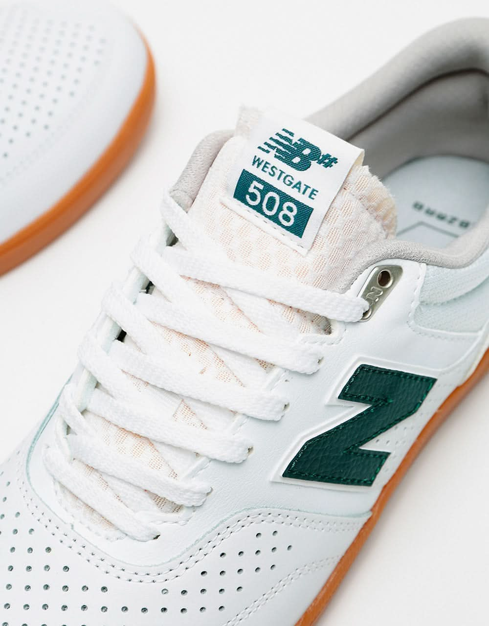 New Balance Numeric 508 Skate Shoes - White/Gum