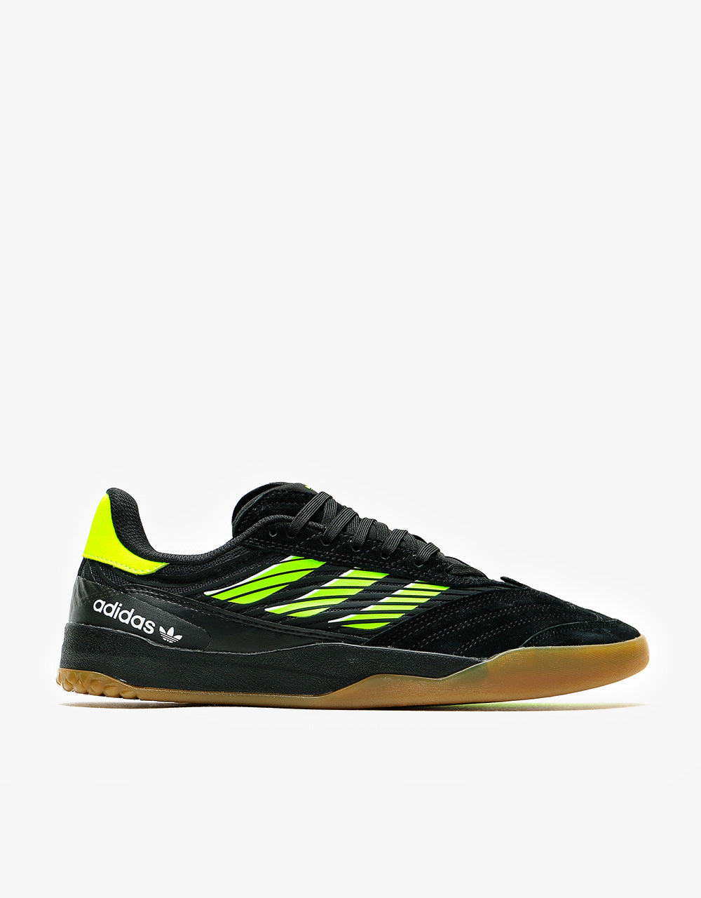 adidas Copa Nationale Skate Shoes - Core Black/Signal Green/Gum – Route One