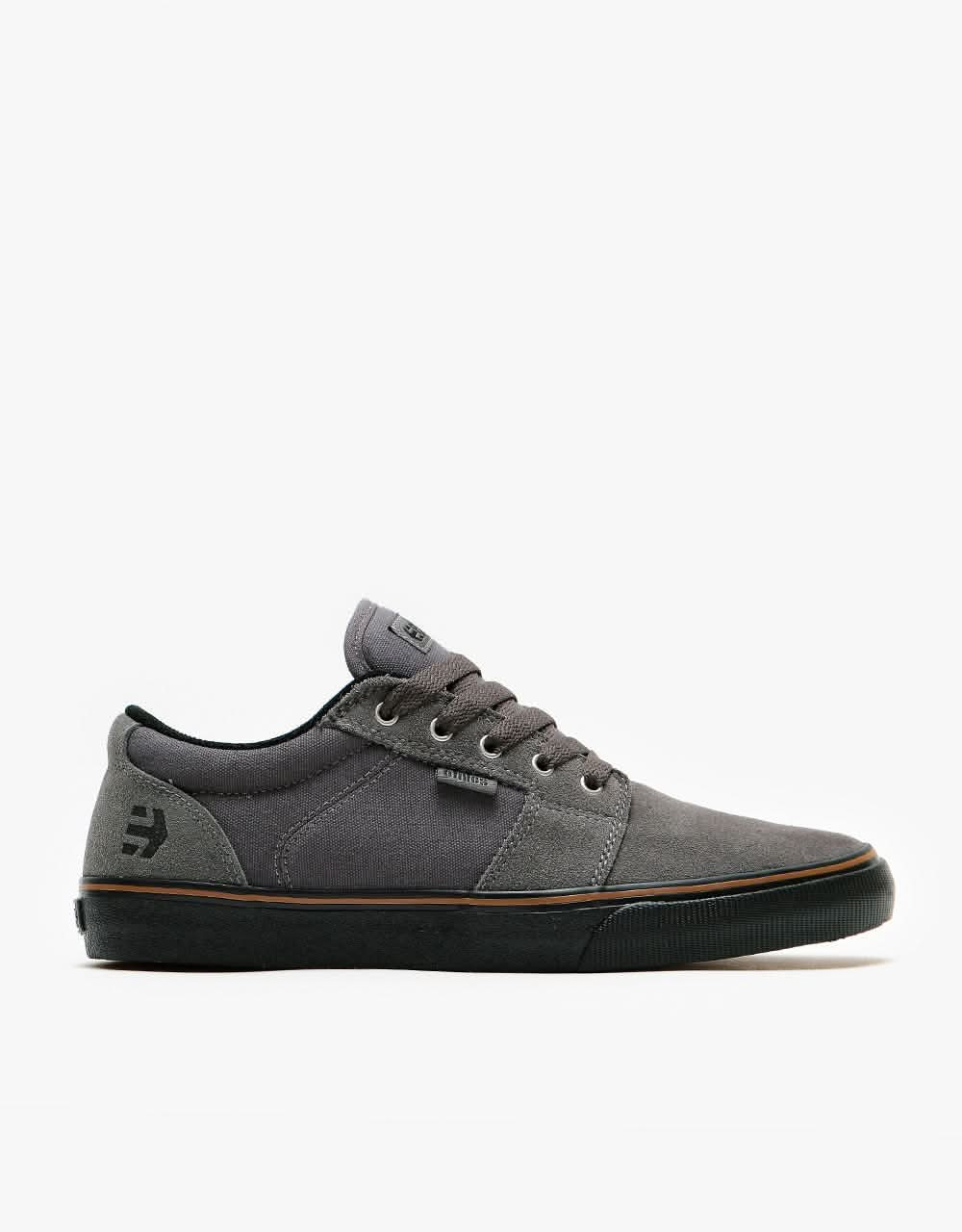 Etnies Barge LS Skate Shoes - Dark Grey/Black/Gum