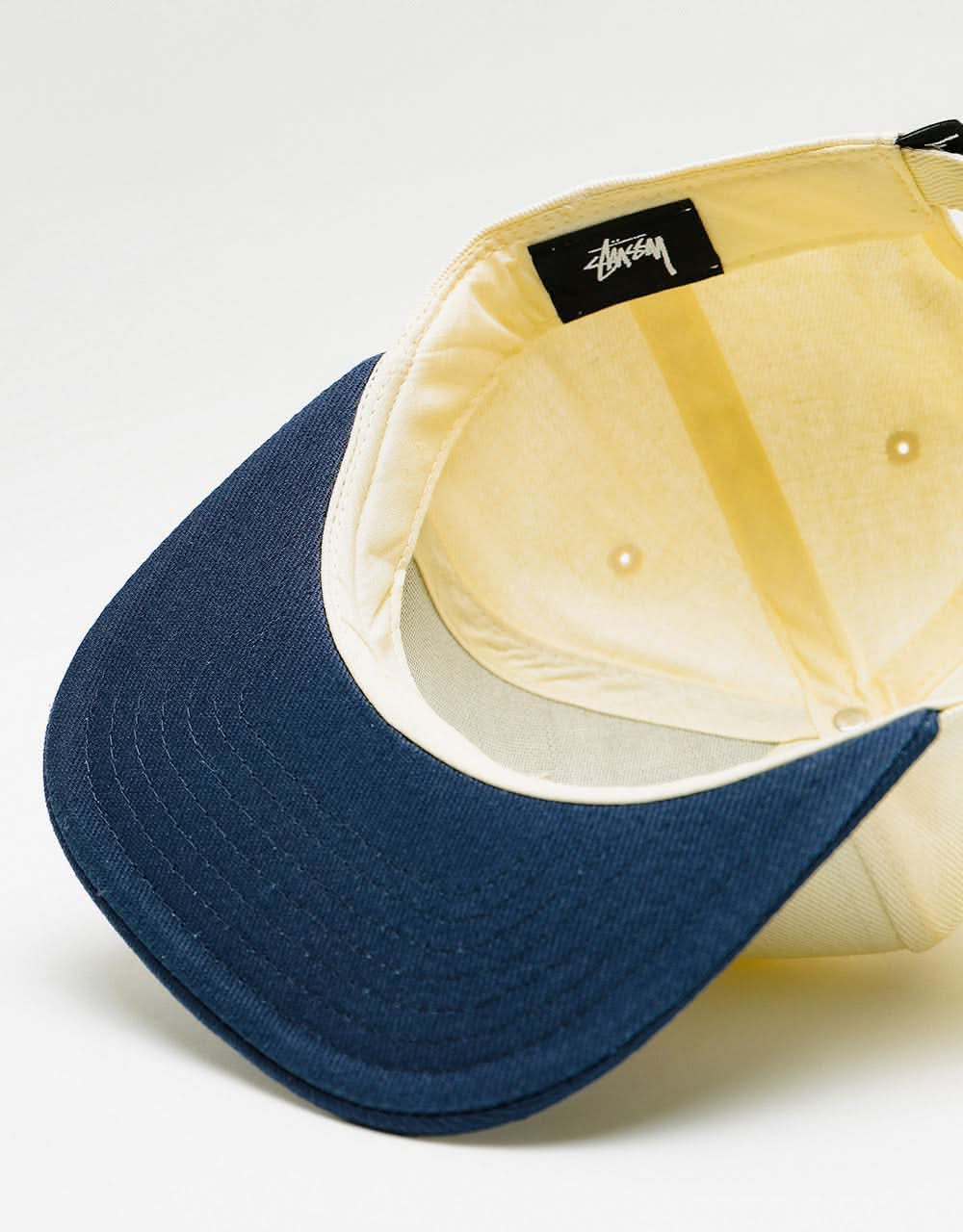 Stüssy 2-Tone Team Strapback Cap - Natural