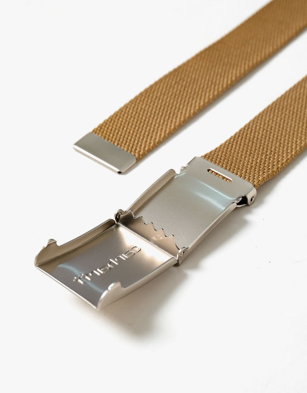 Carhartt WIP Clip Belt Chrome Web Belt - Leather