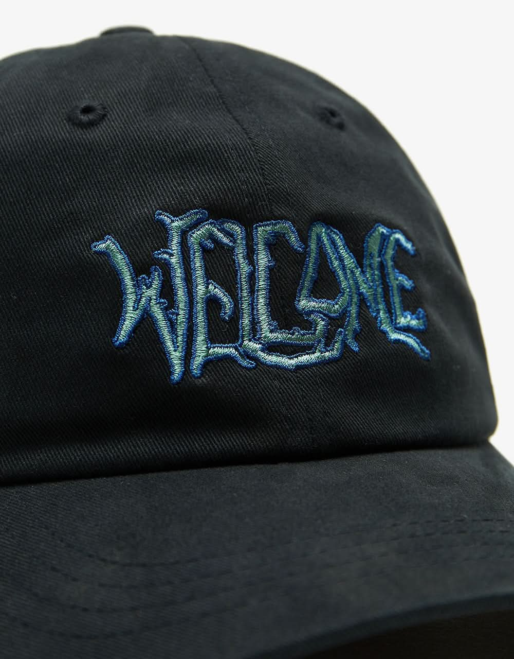 Welcome Talisman PVC Patch Unstructured Snapback Cap - Black