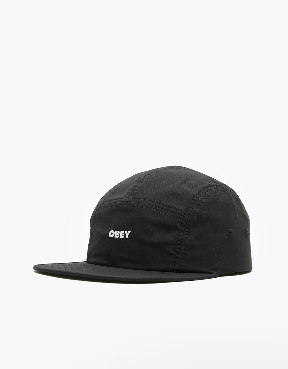 Obey Bold Ripstop 5 Panel Cap - Black – Route One