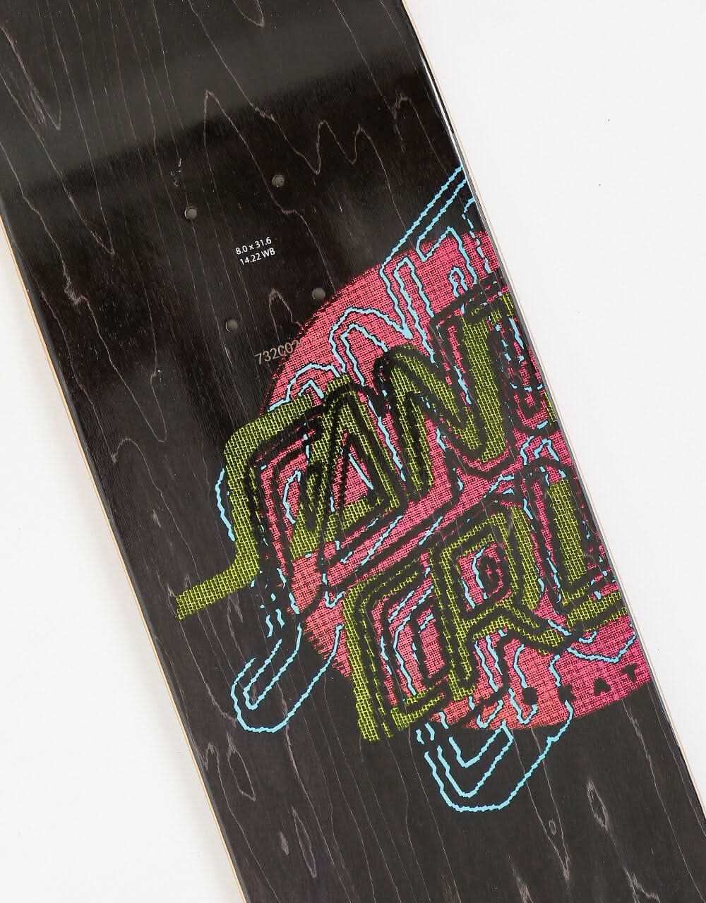 Santa Cruz No Pattern Dot Everslick Skateboard Deck - 8"