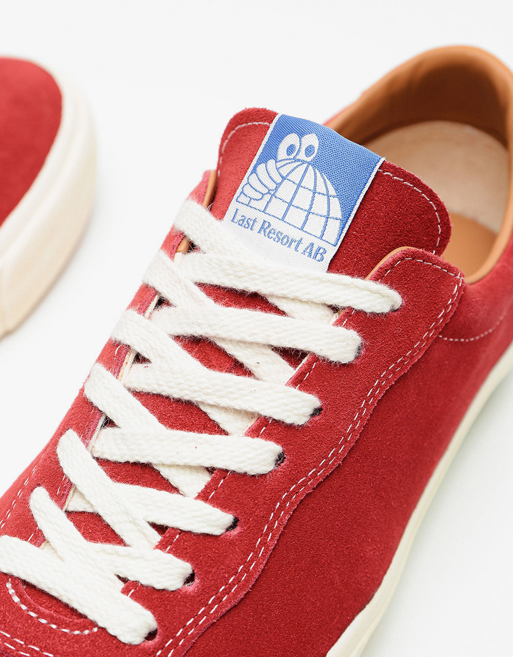 Last Resort AB VM001 Suede Lo Skate Shoes - Old Red/White – Route One