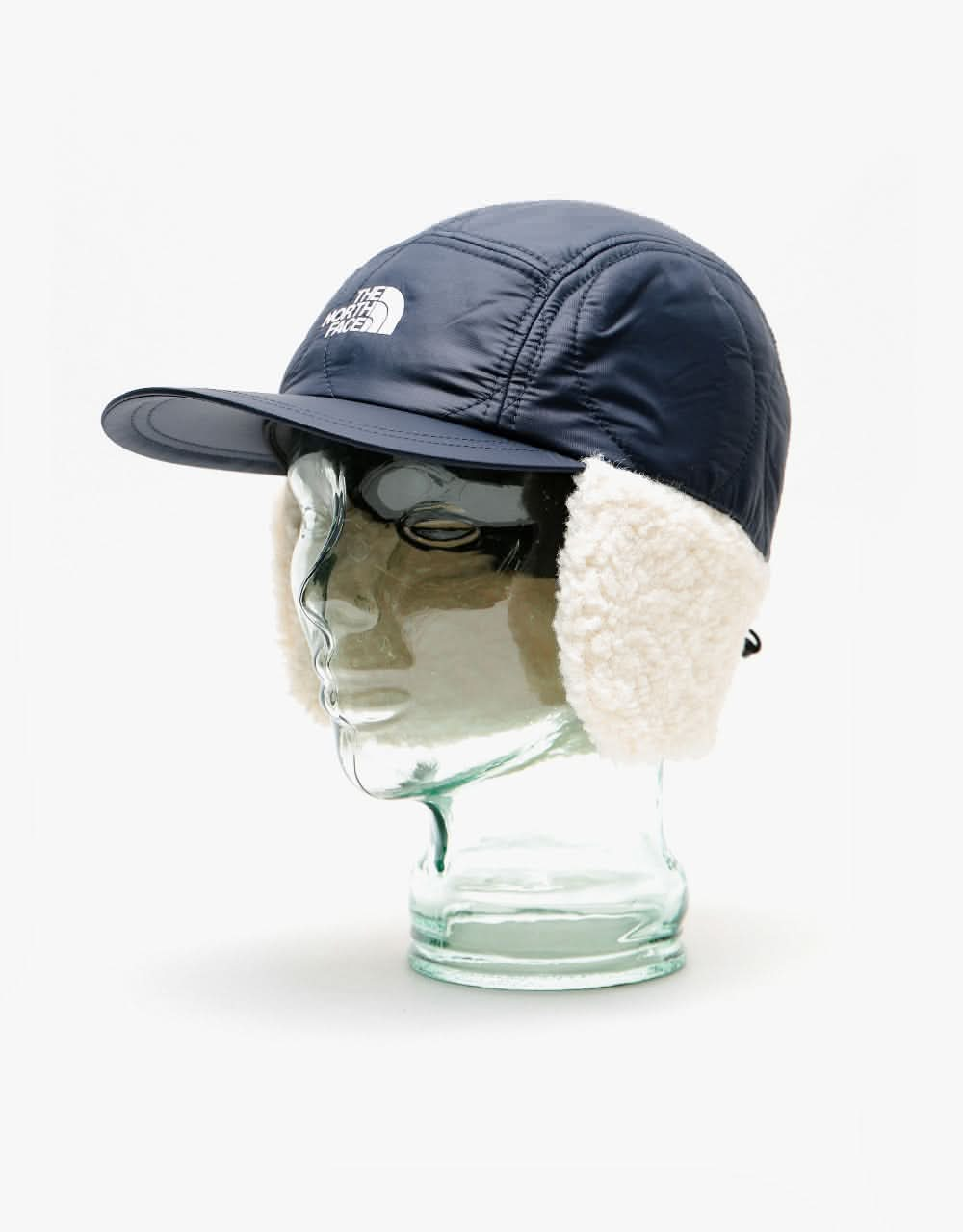 The North Face Insulated Earflap Ballcap  - Aviator Navy/Gardenia White