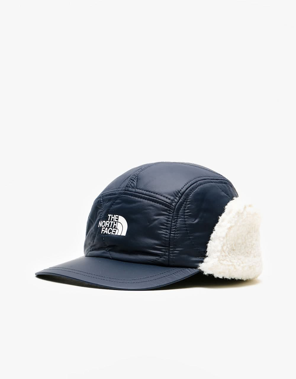 The North Face Insulated Earflap Ballcap  - Aviator Navy/Gardenia White