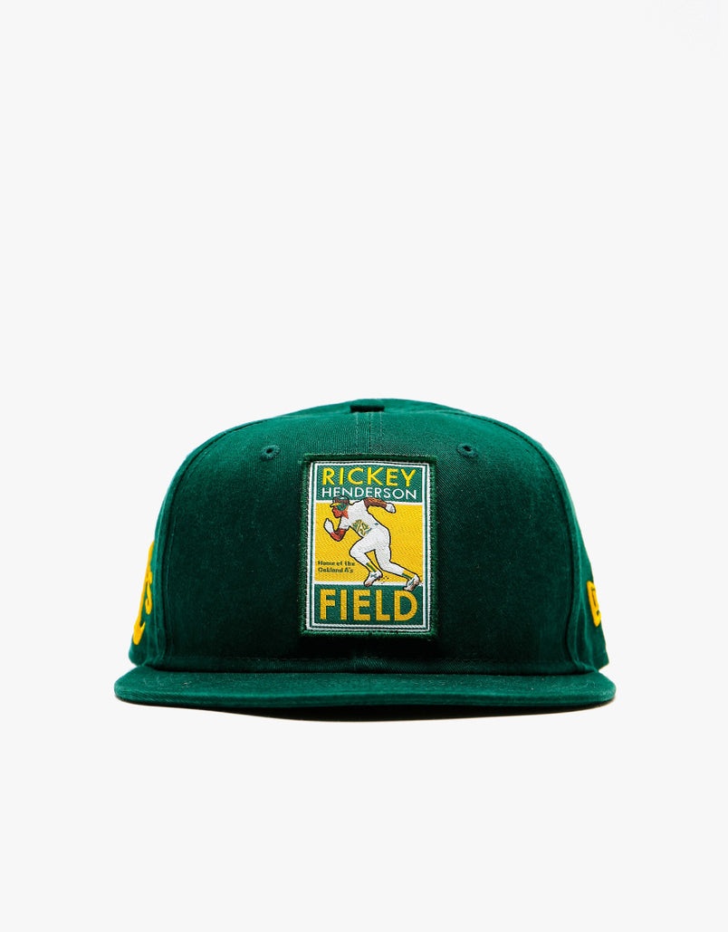 MLB Oakland Athletics Rickey Field Stadium Patch 59Fifty Cap - New Era