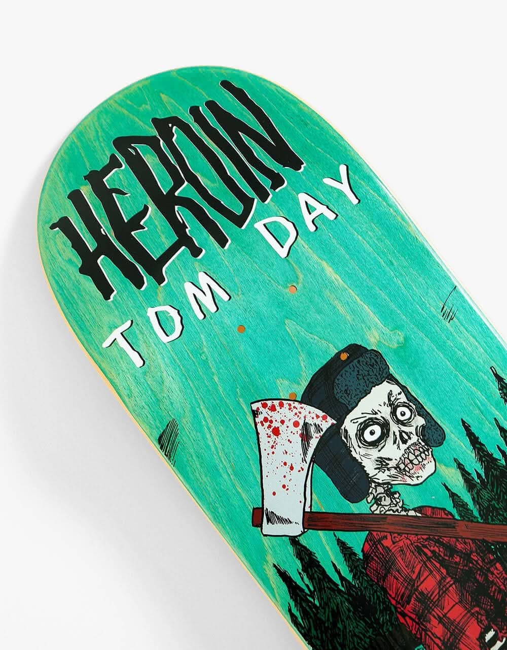 Heroin Day Woodsman Skateboard Deck - 8.75” 