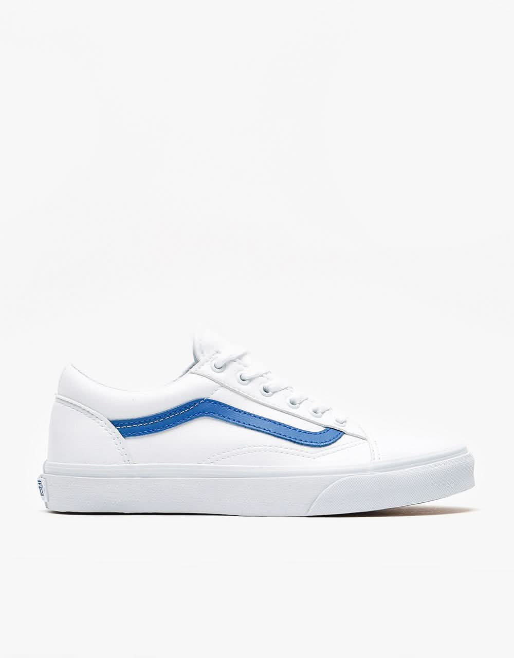 Vans old skool nautical on sale blue