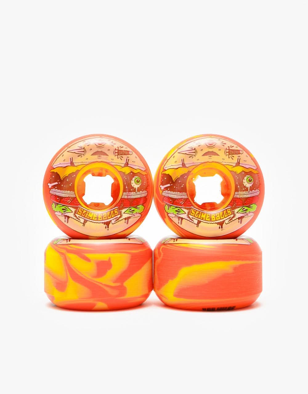 Slime Balls J.Fish Burger Speed Balls 99a Skateboard Wheel - 56mm