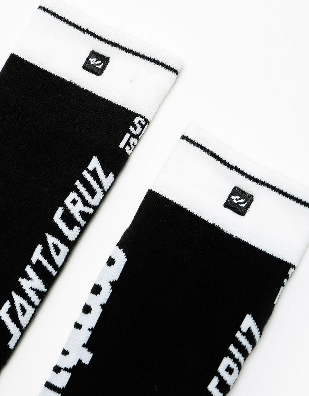 ThirtyTwo x Santa Cruz Snowboard Socks - Black/White