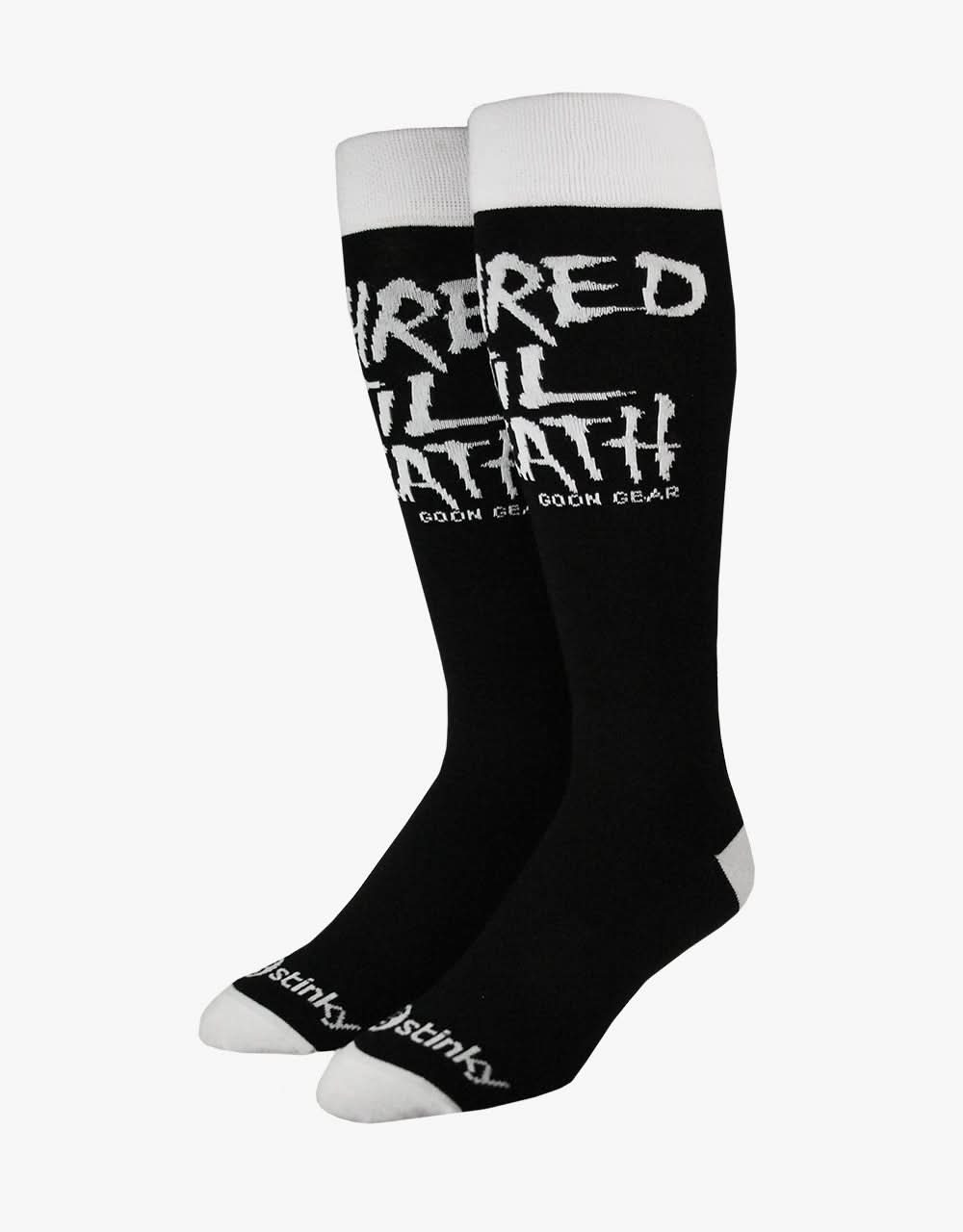 Stinky x Goon Gear Snowboard Socks - Black