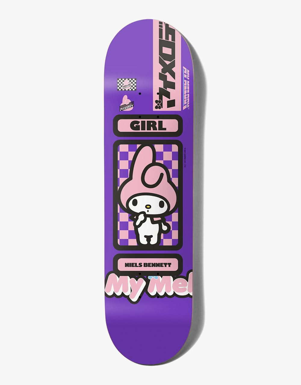 Girl x Sanrio Bennett Tokyo Speed Skateboard Deck - 8.125"